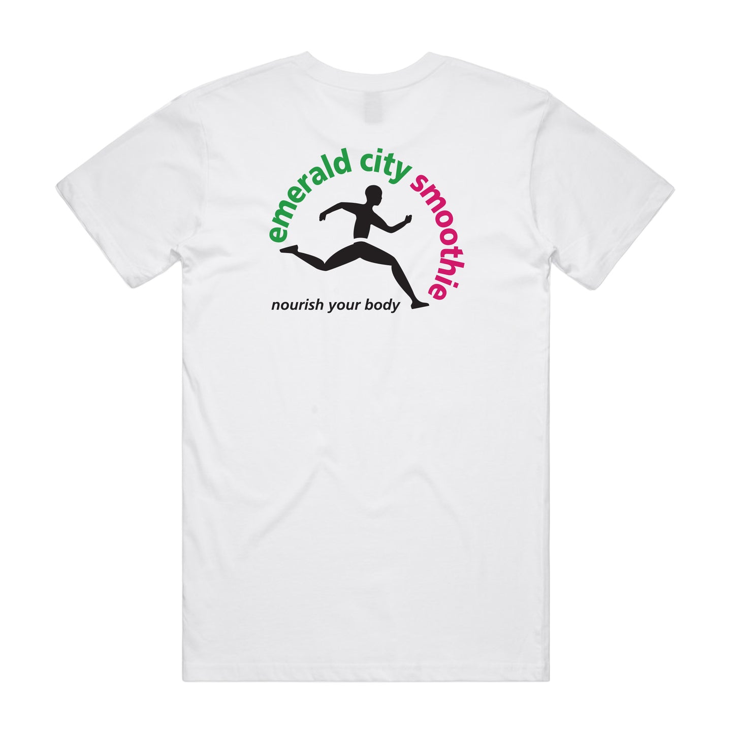 ecs classic tee - white (boxy fit)
