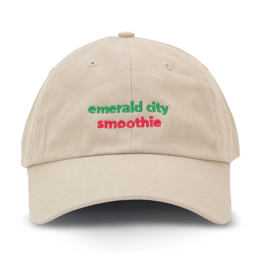 tan emerald city baseball hat