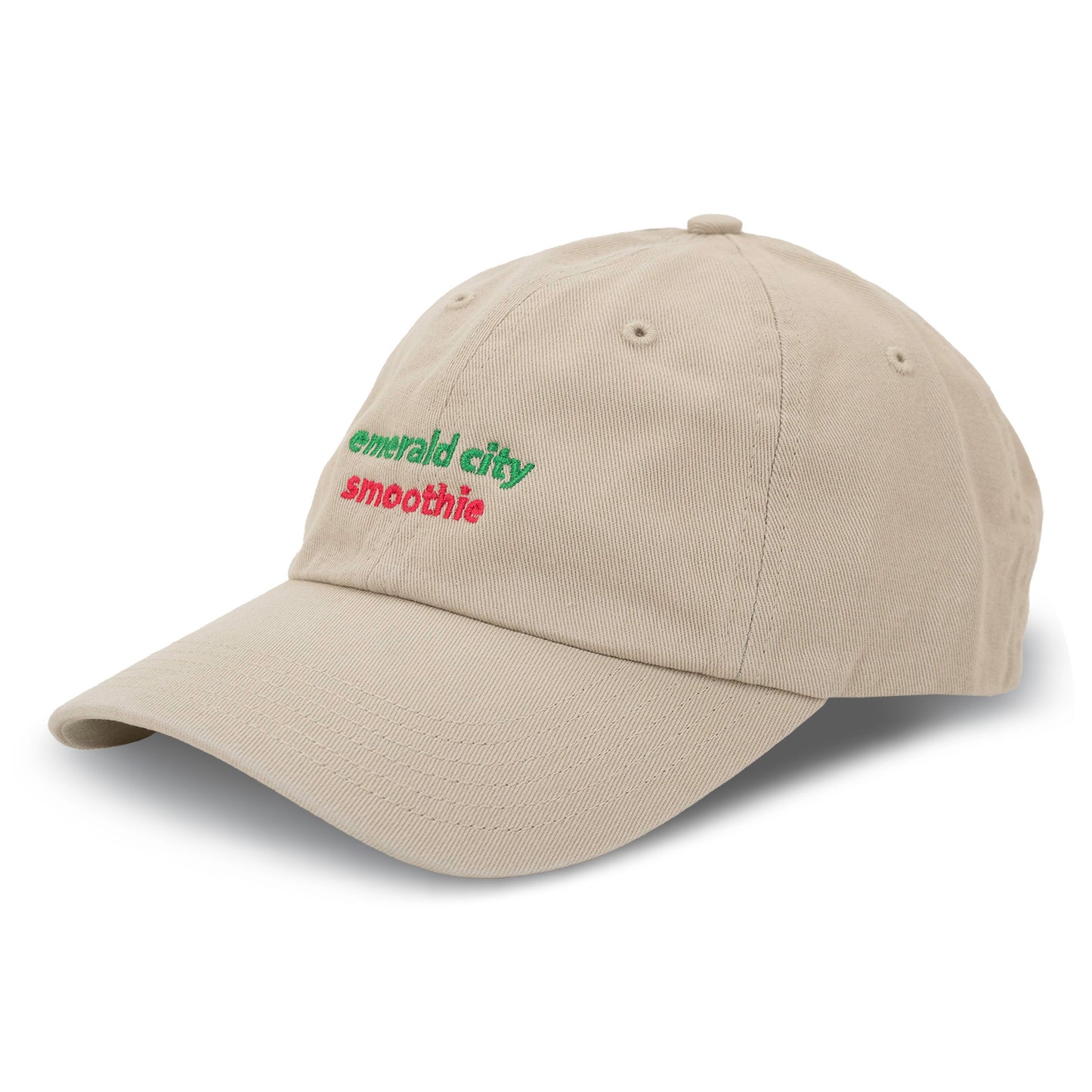 tan emerald city baseball hat