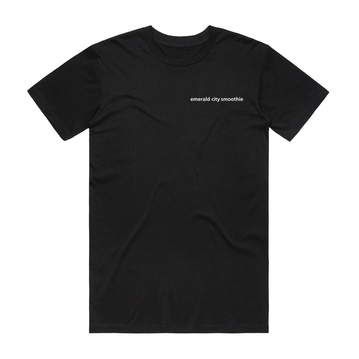 og black tee