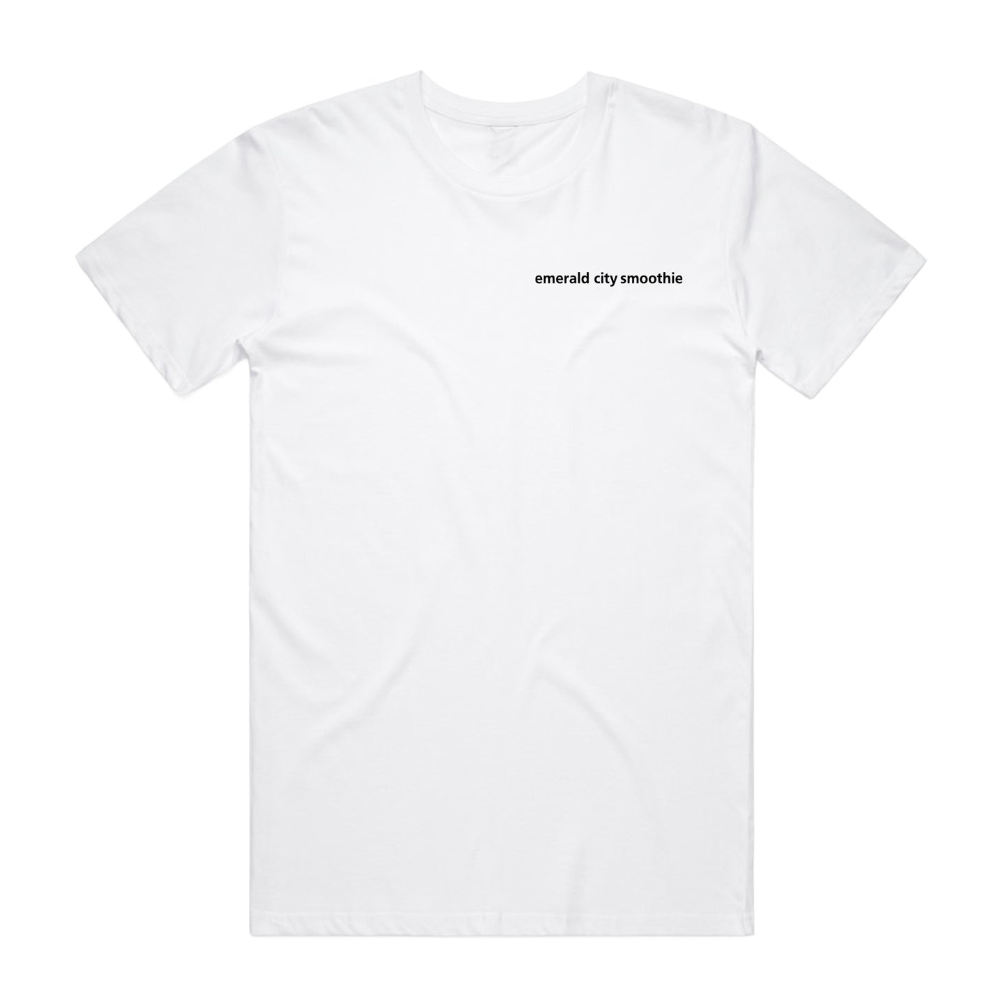og white tee