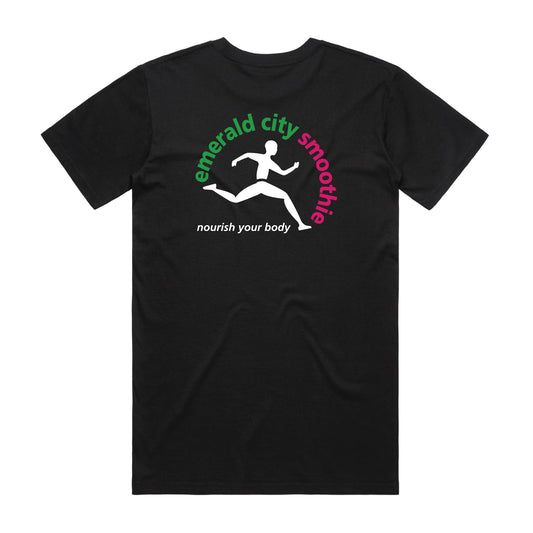 ecs classic tee - black (boxy fit)