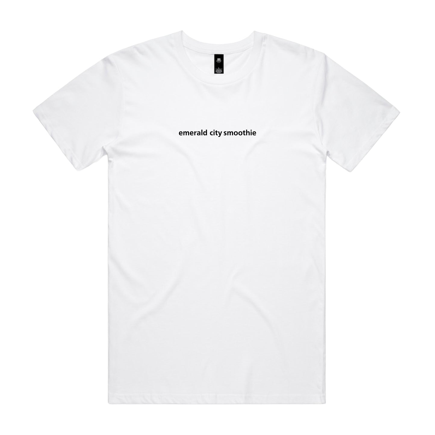 ecs classic tee - white (boxy fit)