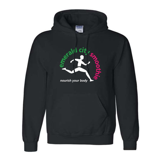 running man hoodie (black)